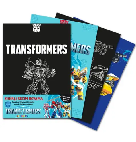 Transformers Sihirli Boyama – Ahşap Kalem Hediyeli
