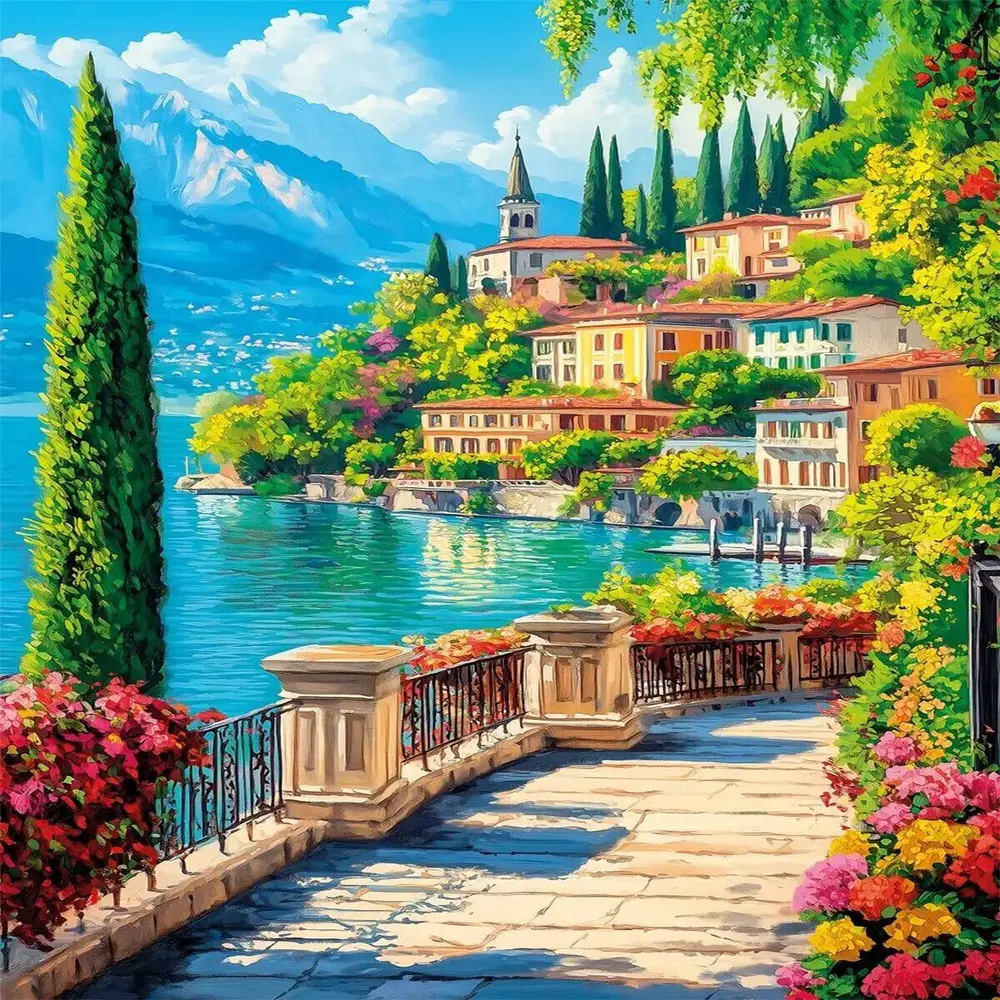 20843 PUZZLE 1000 Lake Como 2