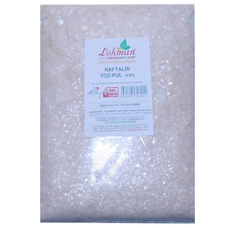 Naftalin Toz Pul 5000 Gr Paket 3