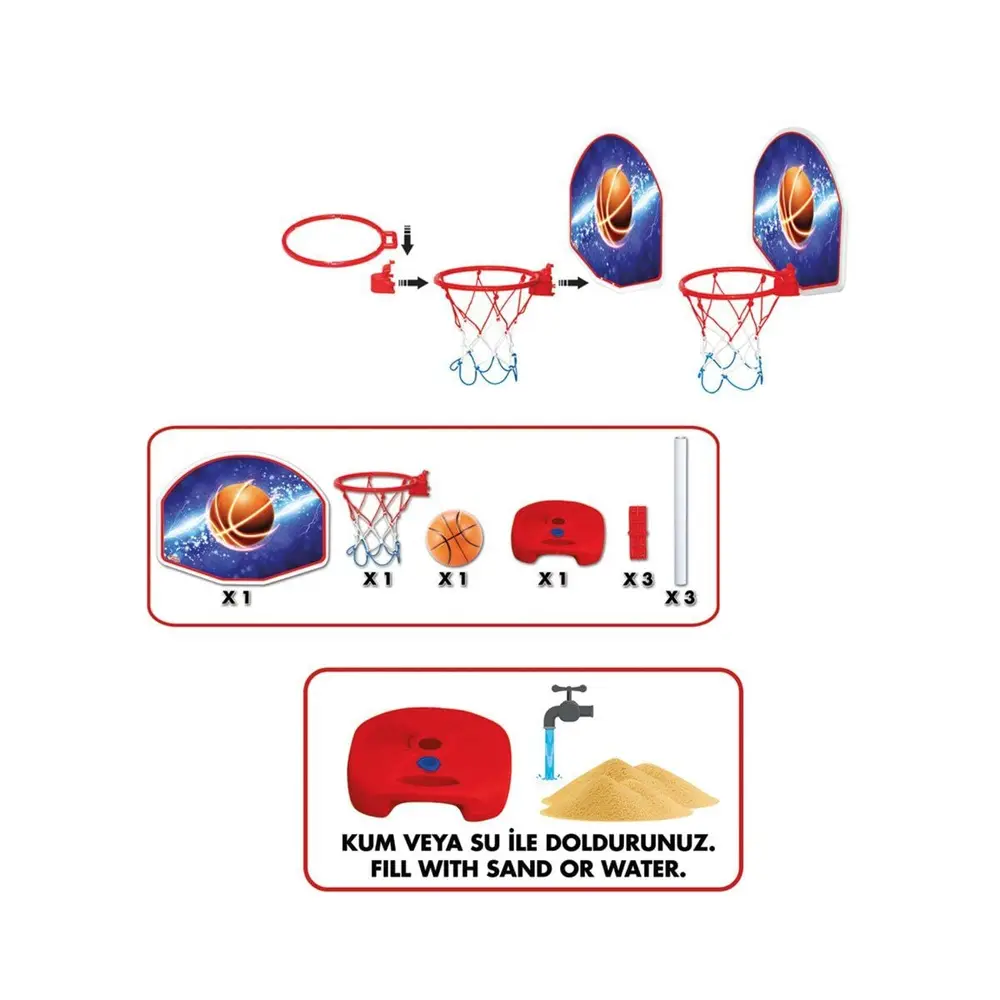 03407 Ayarlanabilir Basketbol Potası -Fent 2