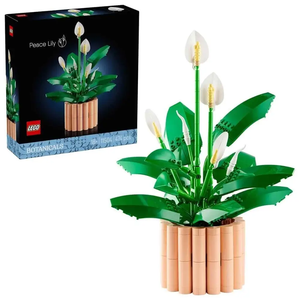11504 Lego Botanicals Barış Çiçeği - Pace Lily 474 parça +18 yaş 2