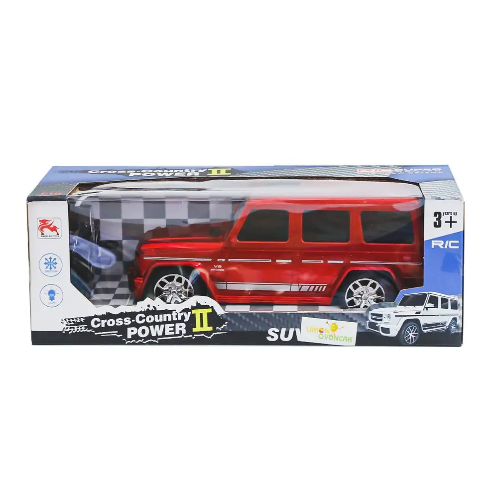 8578-2A Kumandalı Şarjlı Jeep Cross Country -Limon Oyuncak 4