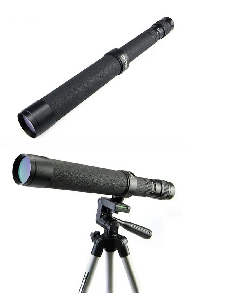 Baigish Zt8-24X40 Rus Model Zoomlu Deri Çantalı Tripot Bağlanan Tekli Dürbün 3