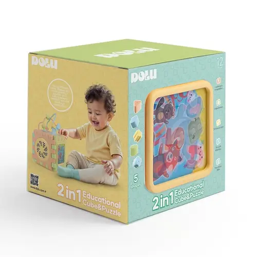 5292 OYUNCAK EDUCATIONAL CUBE PUZZLE