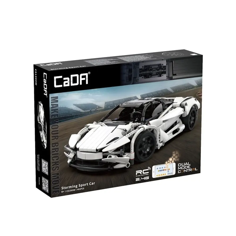 C51305W CADA STORM SPOR ARABA 402 PARÇA BLK OYUNCAK 4