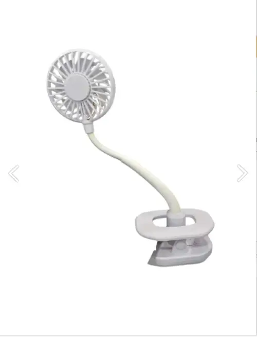 Portatif Işıklı Mini Klipsli Fan 4