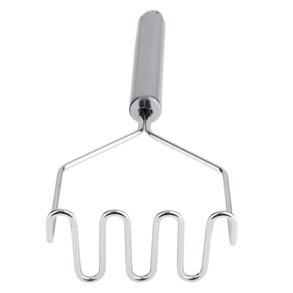 İnox Paslanmaz Metal Patates Ezici Püre Yapıcı 27 cm 5