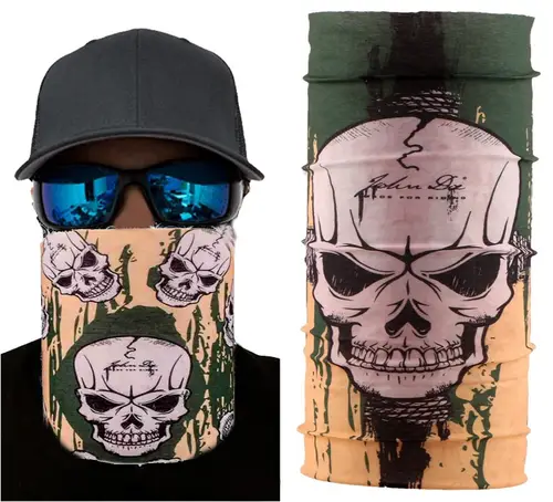Motorcu Boyunluk Baf Buff Bandana 25x48 cm Model 5