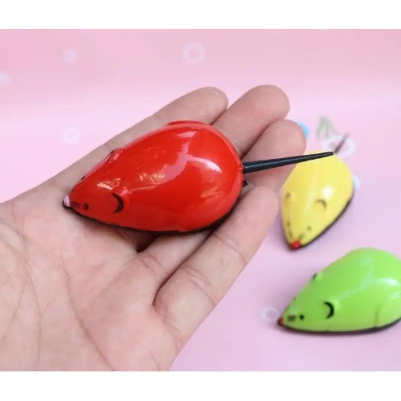 Çek Bırak Renkli Hareketli Fare 9×3.5×3CM Karışık Renklerde 1 Adet 4