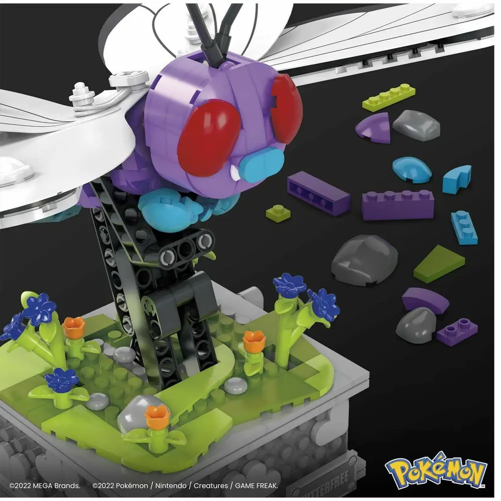HKT22 MEGA™ Pokémon™ Motion Butterfree 582 parça +12 yaş 6
