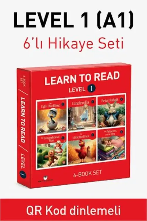 Level 1 İngilizce Hikaye Seti (6 )