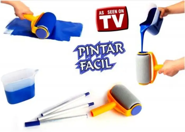 Pintar Facil Pratik Damlatmayan Boya Rulosu Ve Fırçası 3