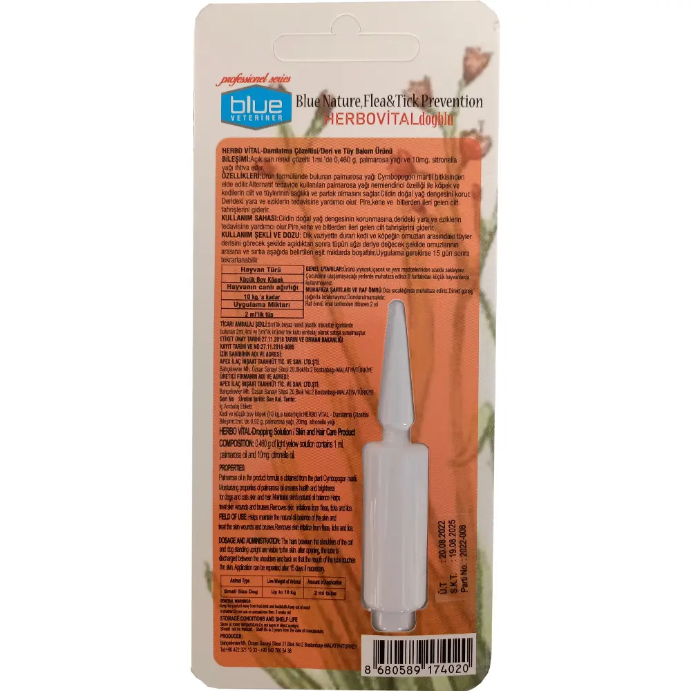 Herbio sel Köpek Damlası 2 ml ( 1-10 kg ) 3