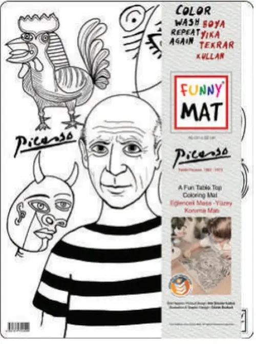 Funny Mat -  Pıcasso 30 X 40 Cm