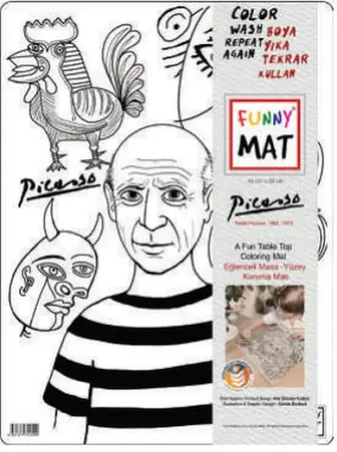 Funny Mat -  Pıcasso 30 X 40 Cm
