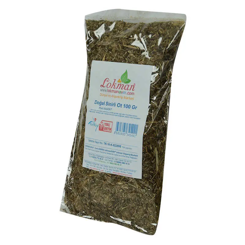Sinirli Yaprak Otu Sinirli Ot Doğal 100 Gr Paket 4