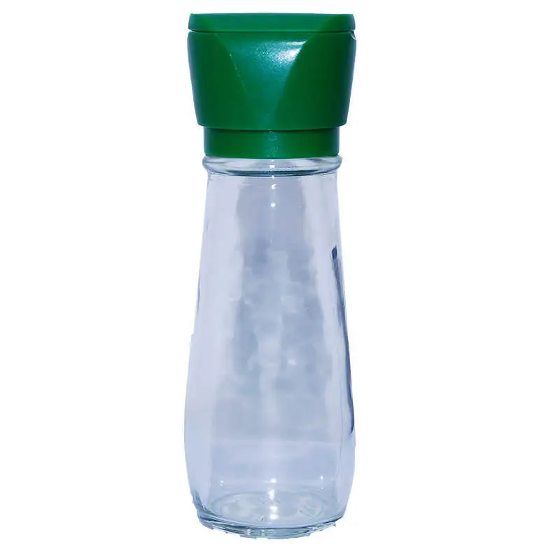 Tuz Karabiber Değirmeni Yeşil + Himalaya Çakıl Tuz Beyaz 250 Gr 3