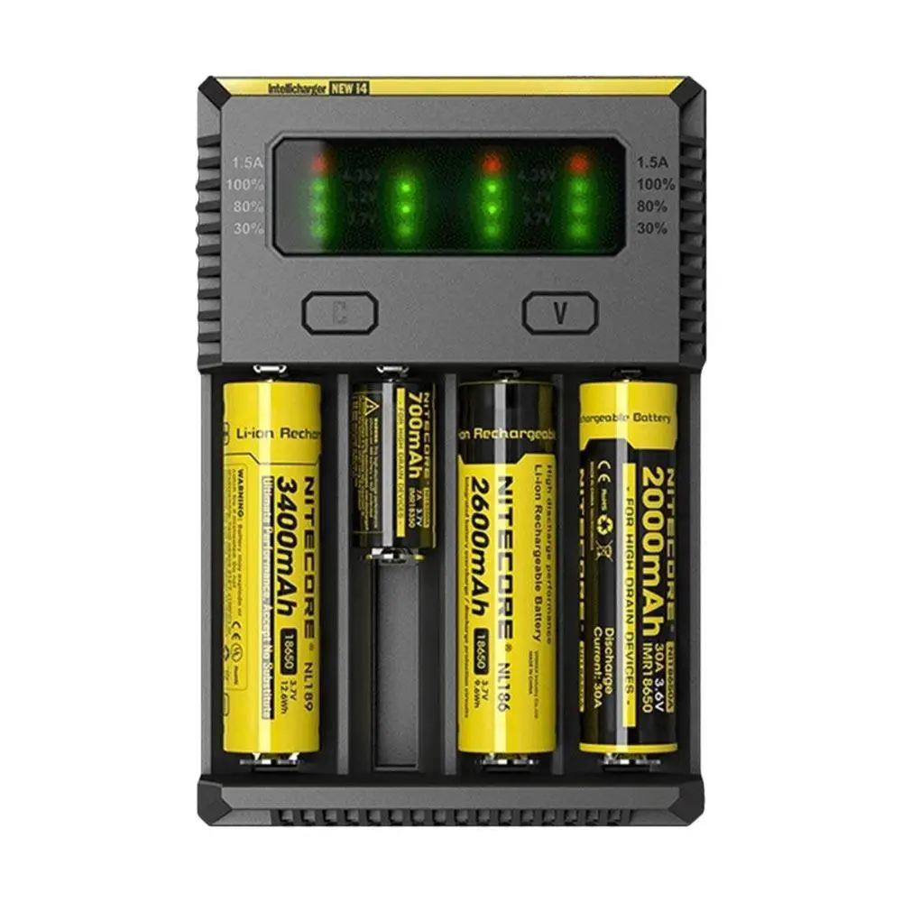Nitecore New İ4 İntelli Charger Li-ion / NI-CD / NI-MH Pil Şarj 3