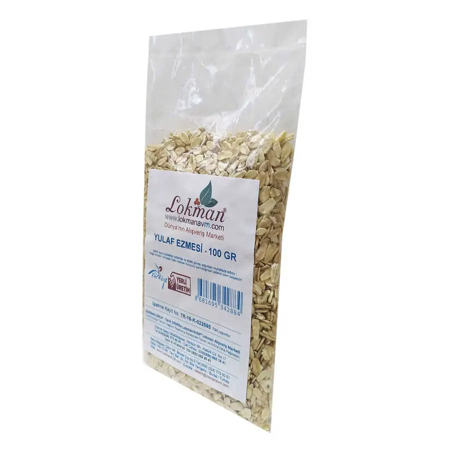 Yulaf Ezmesi Doğal 100 Gr Paket 4