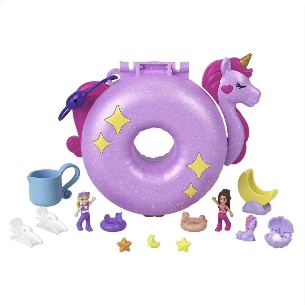 HKV34 Polly Pket Unicorn Temalı Oyun Seti 2