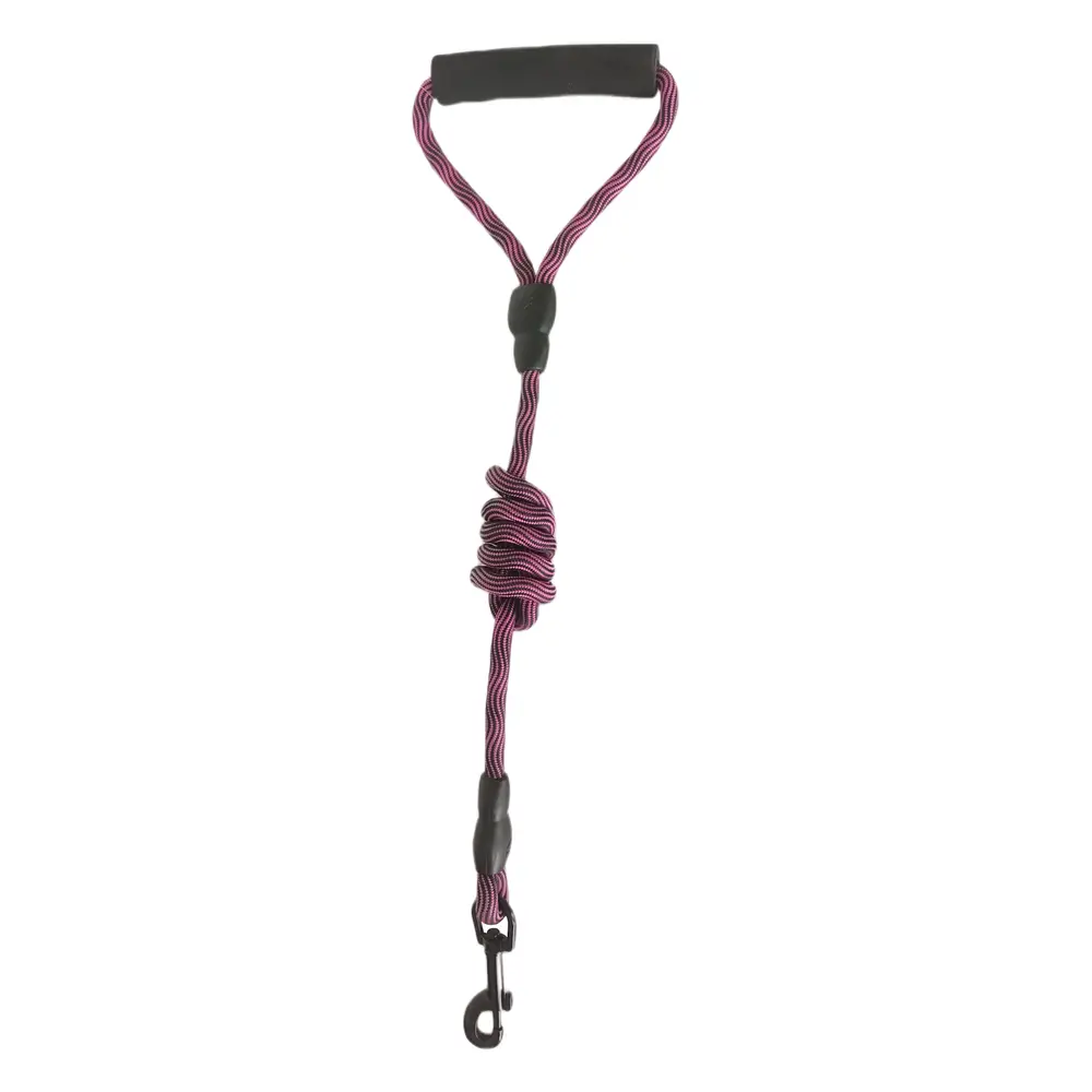 Köpek Göğüs Tasma Seti Daa Desenli 2 cm*40-58 cm Mor-Pembe 3