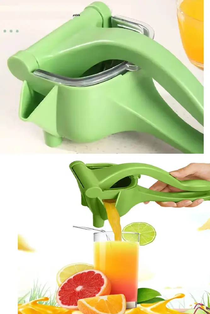 Manuel Plastik Meyve Portakal Karpuz Limon Sıkacağı Kollu Sebze Suyu Sıkma Limonata Aparatı Aleti 2
