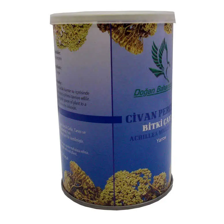 Doğal Civanperçemi Otu 100 Gr Teneke Kutu 4