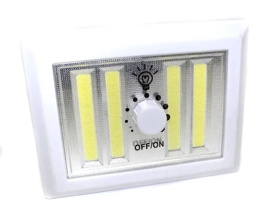 4 Ledli Pilli Led Lamba Güç Ayarlı Led Portatif Lamba Led Işık - Mıknatıslı Yapışkanlı 2