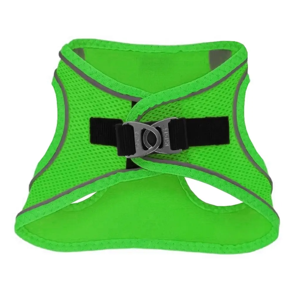 Üç Kilitli Sportif Kedi Köpek Göğüs Tasması 20-24 cm -Small Yeşil 3