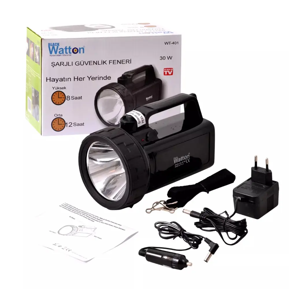 Güvenlik Feneri 30 W Kuvvetinde Wt-401 5