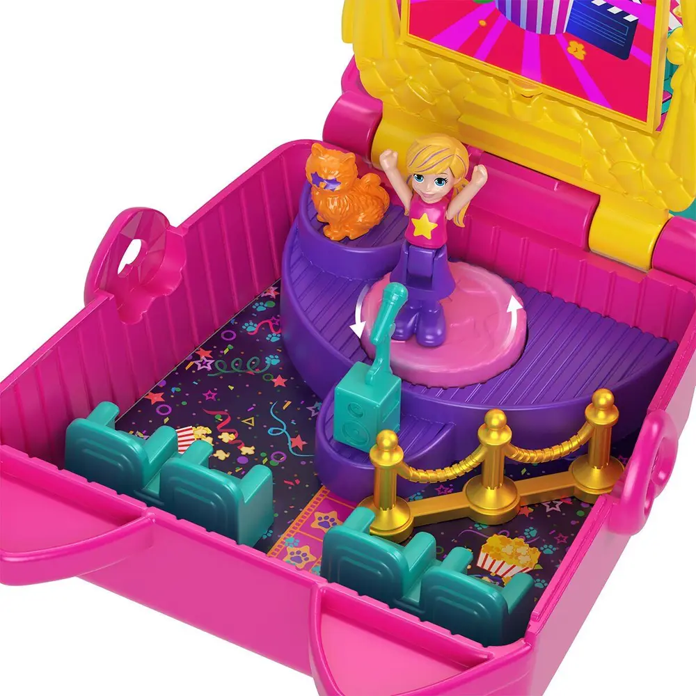 JFV01 Polly Pket Kedicik Sineması Mini Oyun Seti 2
