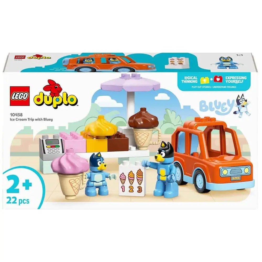 10458 Lego Duplo Bluey ile Dondurma Gezisi 22 parça +2 yaş 6