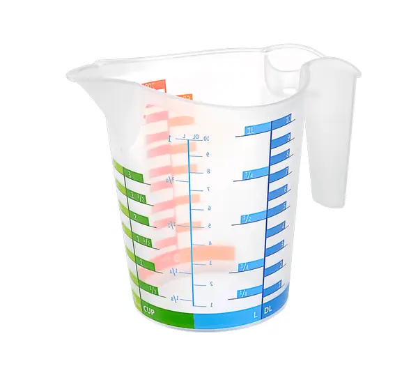 Ölçü Kabı Dereceli Renkli 1000 ML + 300 ML Set 2