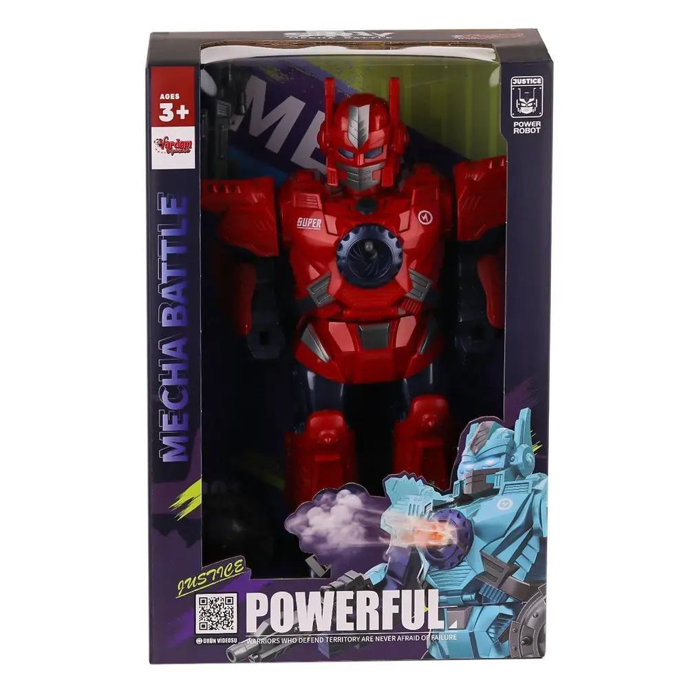 DF-6052 Işıklı ve Müzikli Buhar atan Robot -Vardem Oyuncak 2