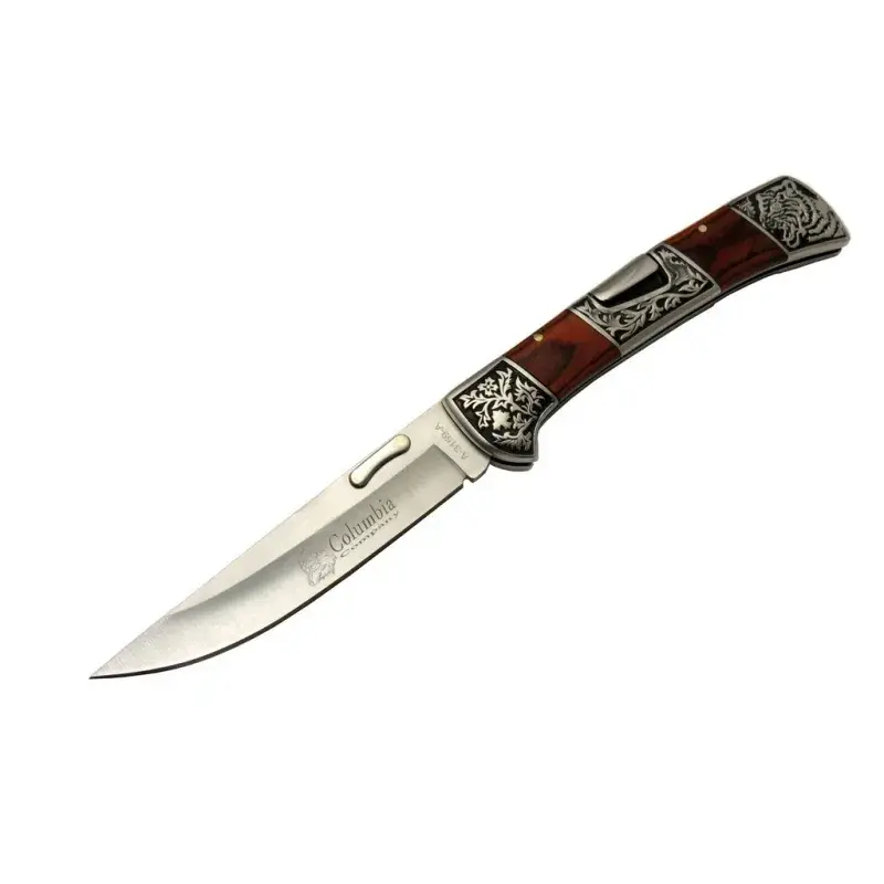 A 3159 A Kamp Çakı 24 cm - İşlemeli Ağacı Saplı, Kemerlikli