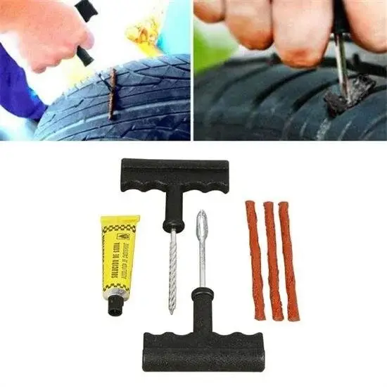 6 Parça Araba Motosiklet Otomobil Bisiklet Lastik Tamir Kiti Araç Bakım Seti 2