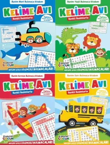 Kelime ı - Bulmaca Kitabım - 4'lü Seri