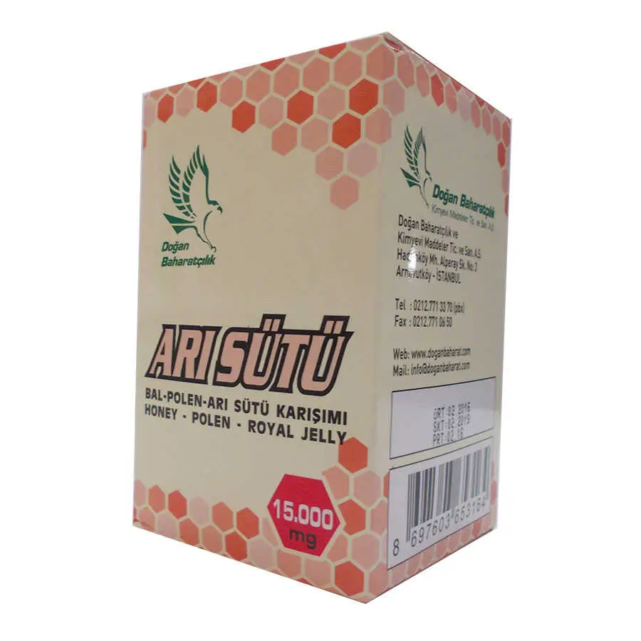 Bal Polen Arı Sütü Karışımı Süper Doz 15000 Mg 3