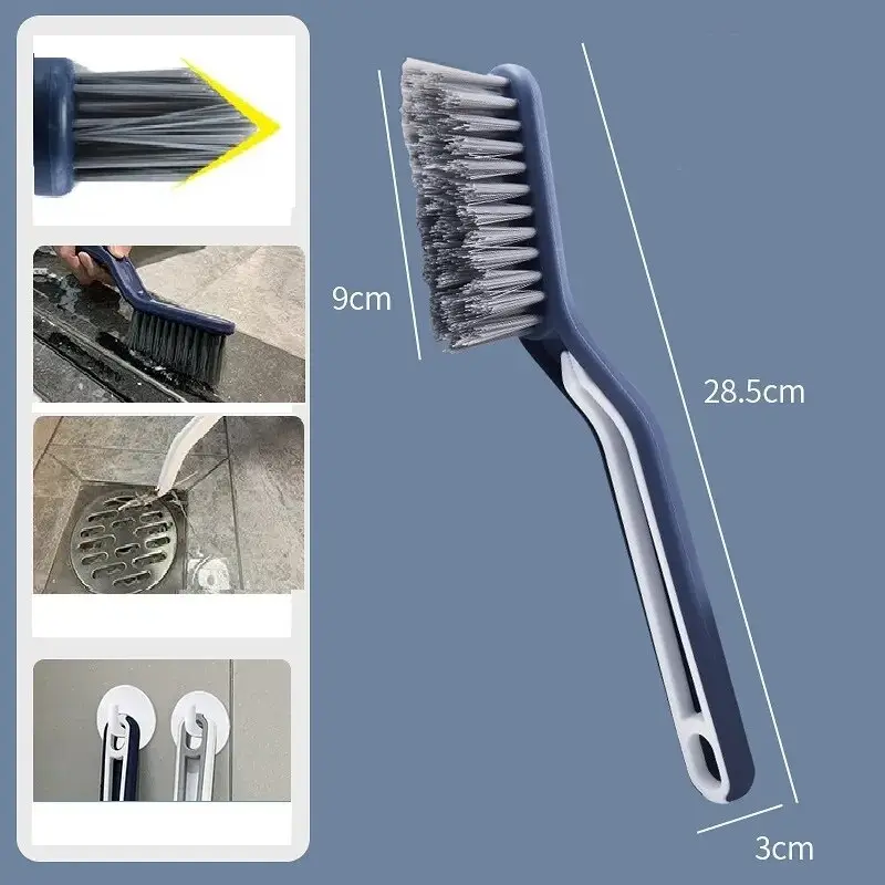 Cımbızlı Fırça Çok Amaçlı Kademeli Kesim Uçlu Banyo Klozet Kenarı Pencere Temizleme Aparatı