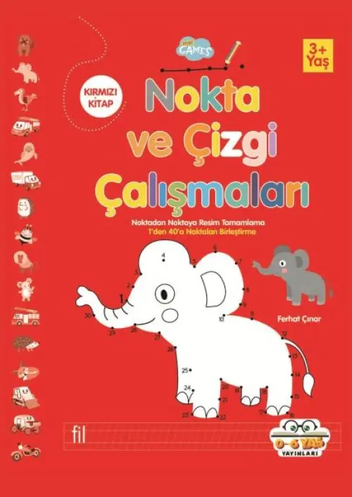 Nokta ve Çizgi Çalışmaları Kırmızı