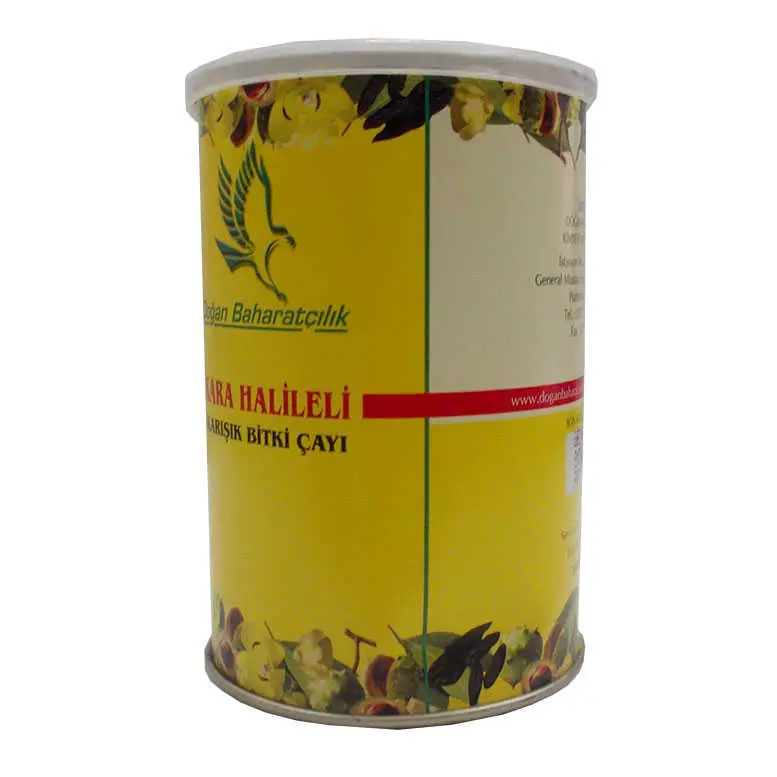 Kara Halileli Karışık sel Çay 100Gr Teneke Kutu 3