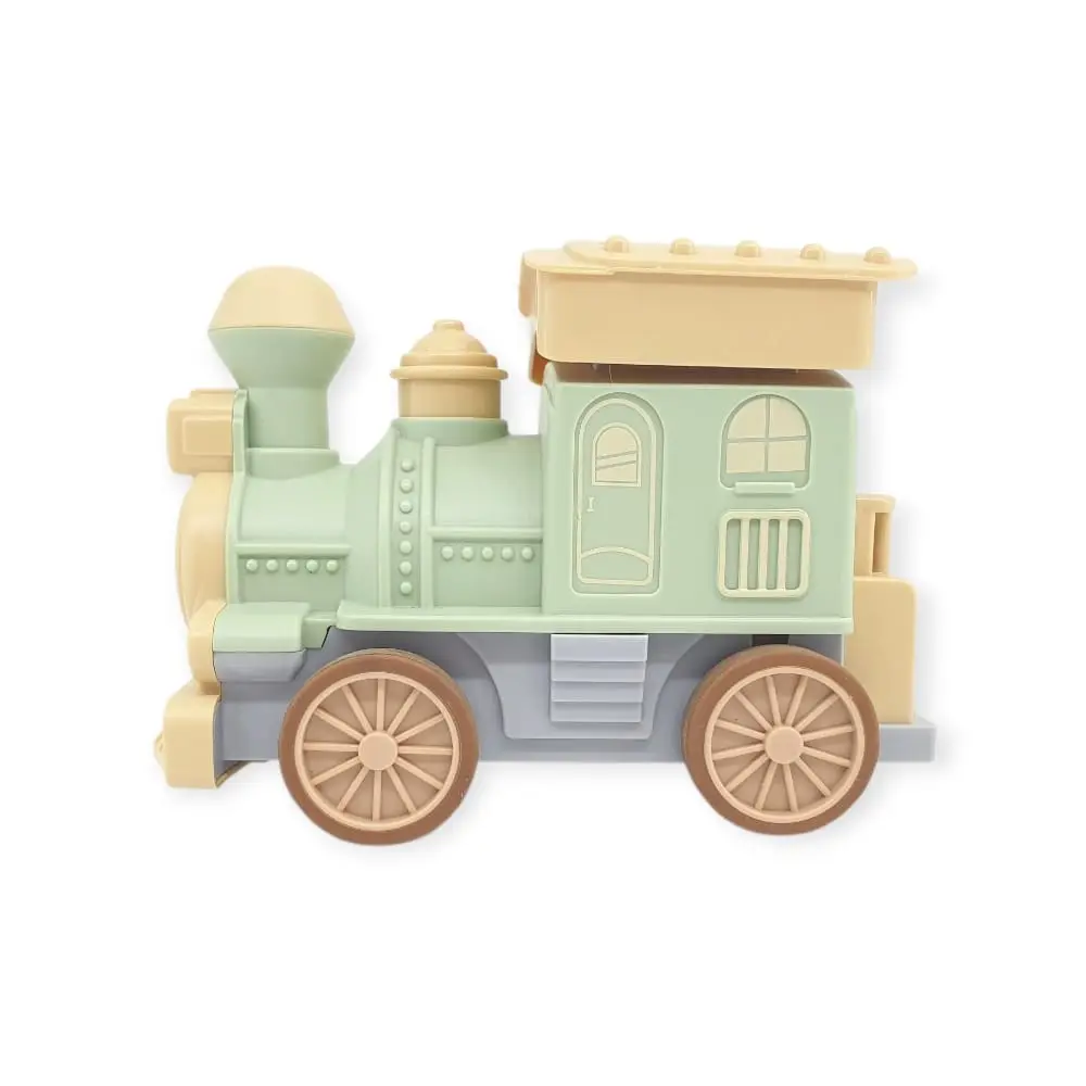Oyuncak Tren Işıklı Sesli Bas Gitsin 14cm - YEŞİL - 8068A - 1 ADET 2