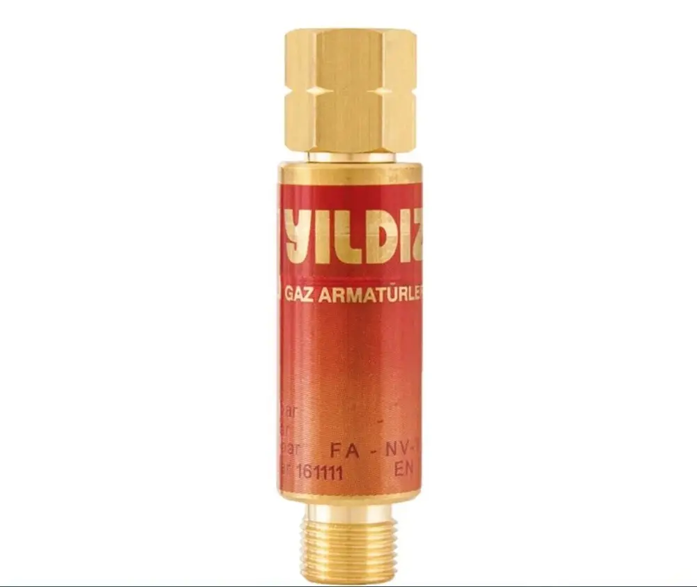 Yıldız 1130 Alev Emniyet Valfi Basınç Düşürücü İçin Yanıcı Gaz
