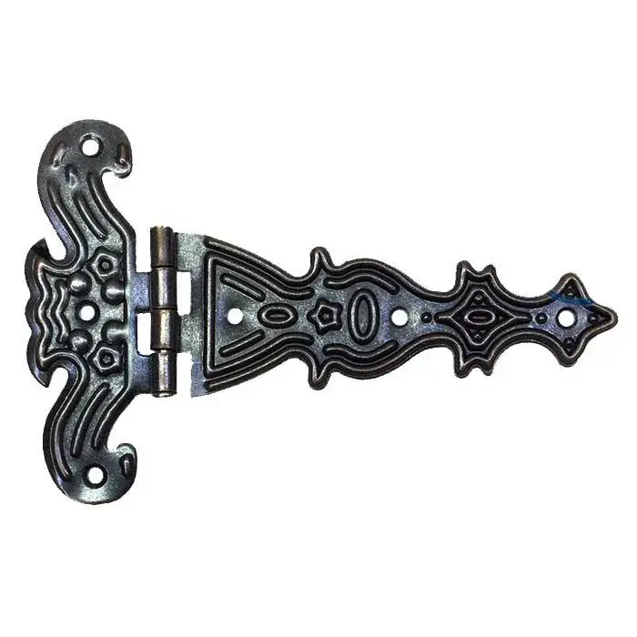 Dekoratif, Saç Tek Kuyruklu Menteşe - 69x102 mm, Büyük, Eskitme, 100 Adet