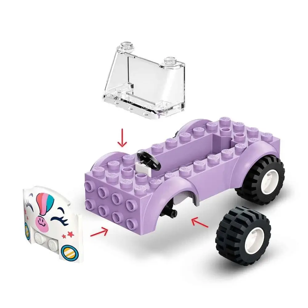 42675 Lego Friends Unicorn Pasta Dağıtım Aracı 67 parça +4 yaş 4