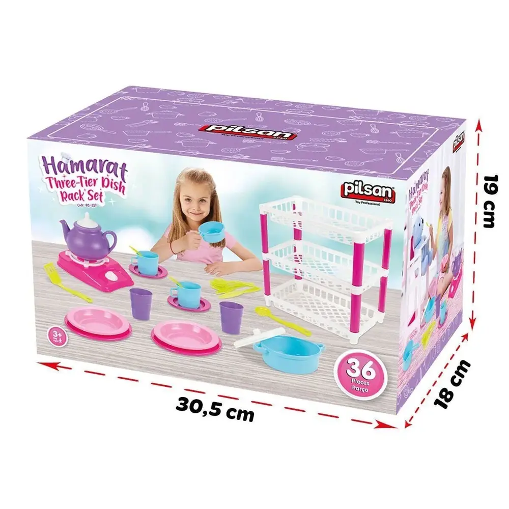 03 337 Pilsan 3 Katlı Hamarat  Mutfak Seti 4