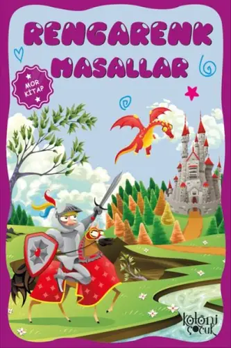 Çuklar için Hayal ve Odak Geliştirici Rengarenk Masallar Mor