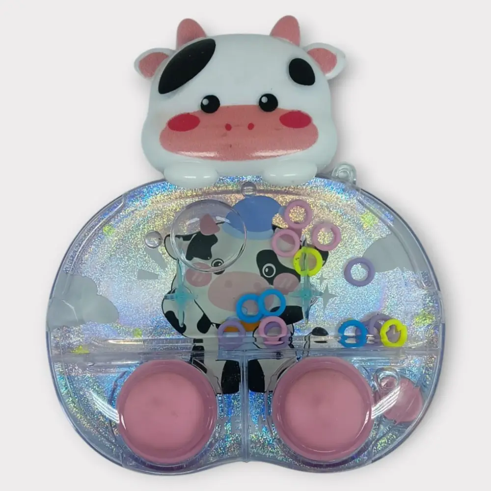 Işıklı Su Oyunu - H Geçirme - Fidget Oyun - Siyah İnek - 1 ADET