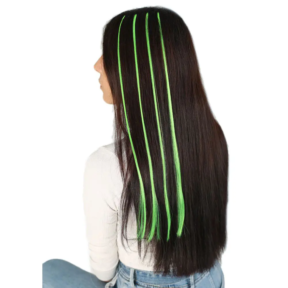 Fiber Sen Boncuk Kaynaklık Renkli / Neon Yeşil / 100 Adet 2
