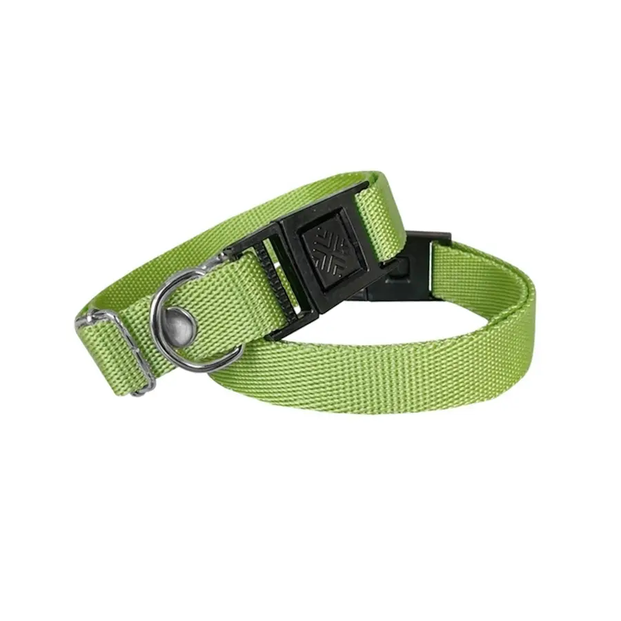 Köpek Tasması Dokuma 2 cm - Min: 30 cm - Max: 50 cm Yeşil